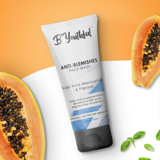 Anti-Blemishes facewash with Kojic acid, Niacinamide & Papaya