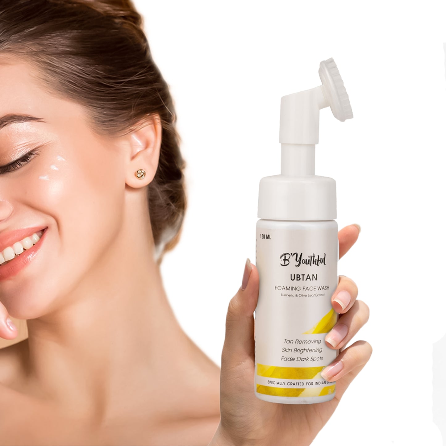 B'youthful Ubtan Foaming Face Wash for bright & glowing skin - 150 ml