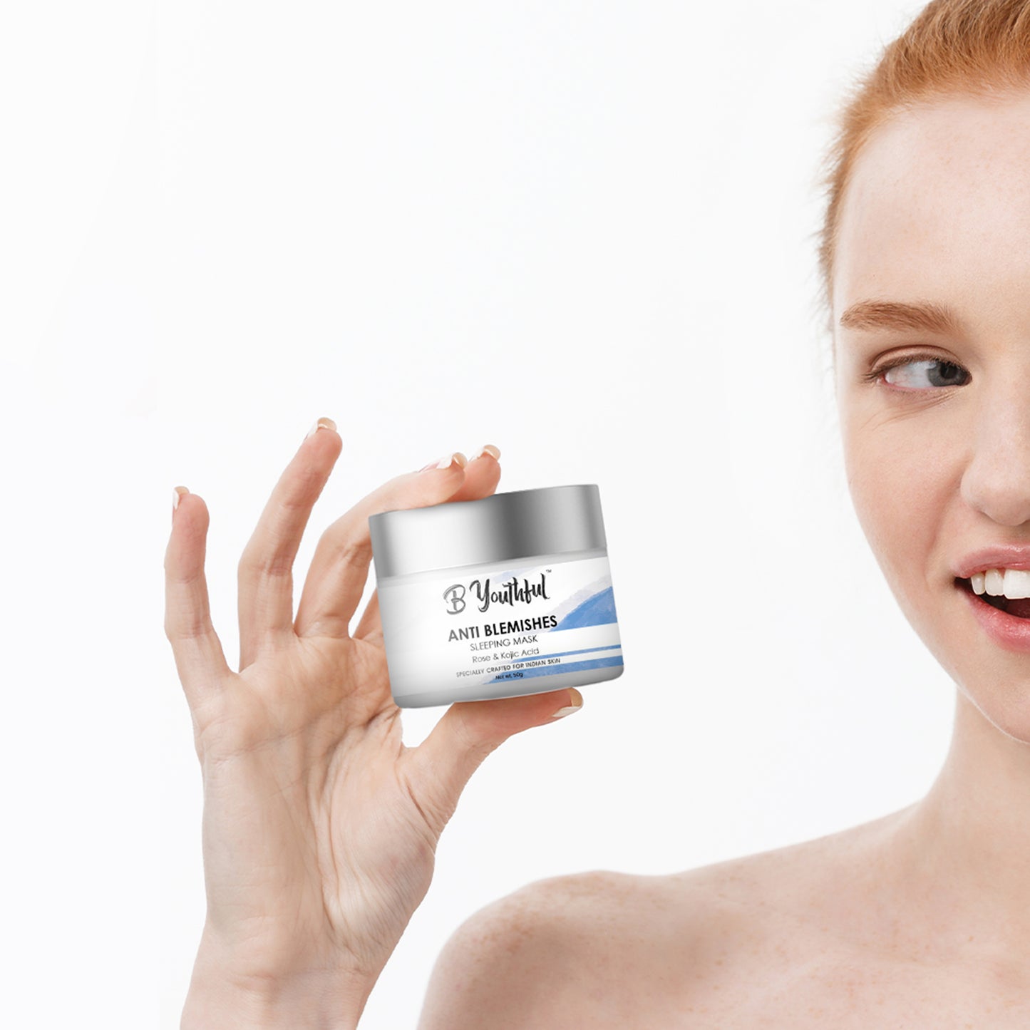 B'youthful Anti Blemishes sleeping mask for blemish free, spot free skin - 50 gm