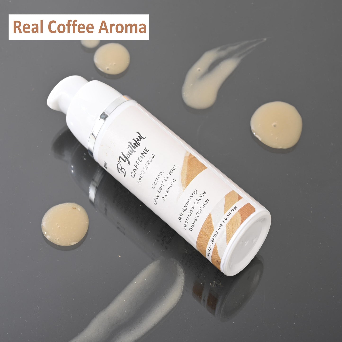 Caffeine Face serum for young skin & improved skin texture