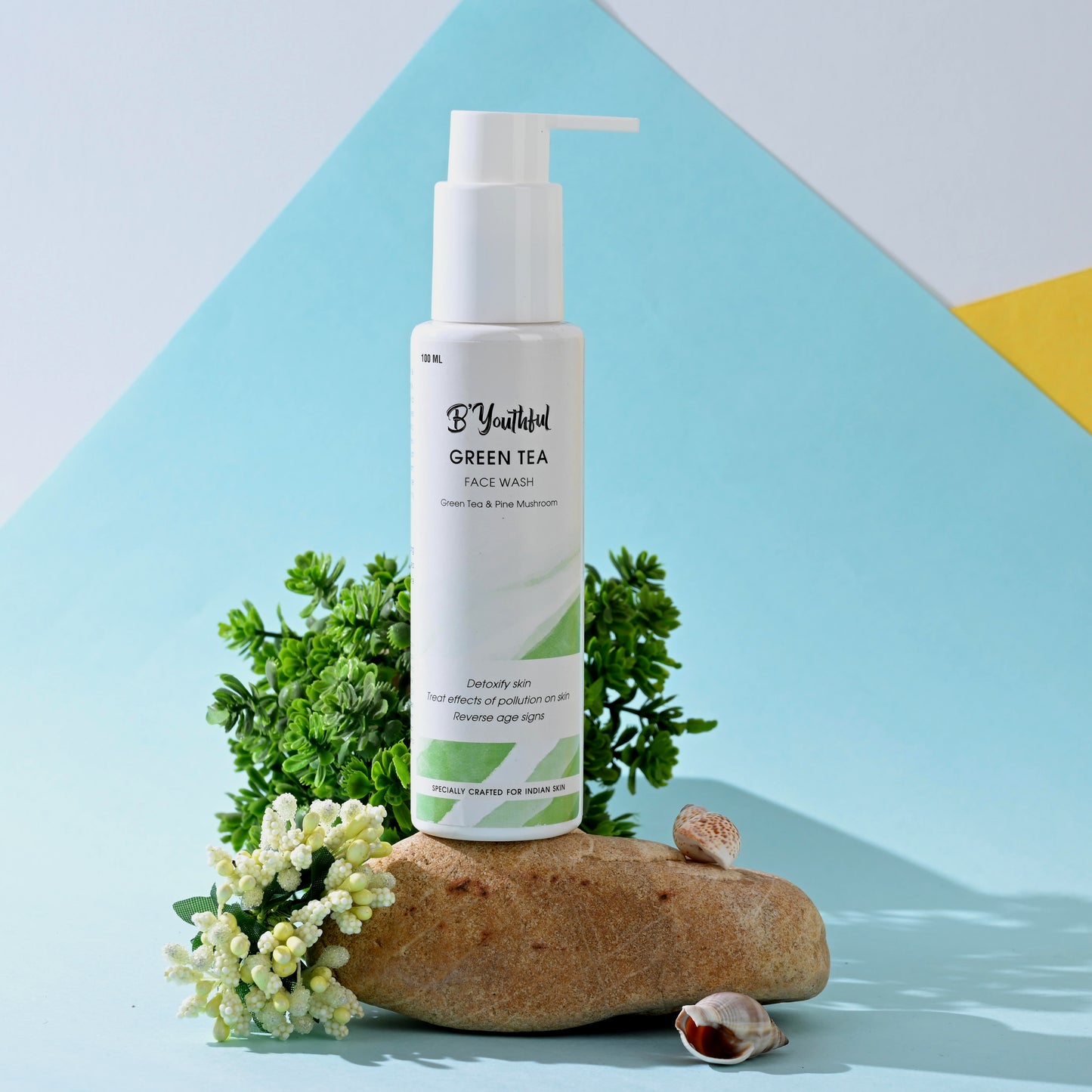 Green tea facewash for revived & rejuvenated skin