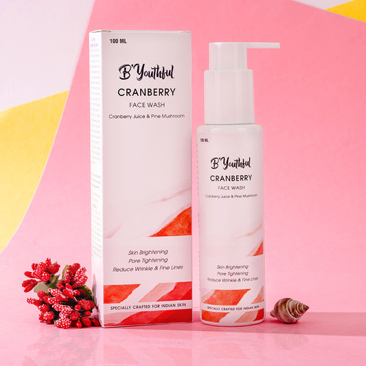 B'youthful Cranberry Gel Facewash for bright & young skin - 100 ml
