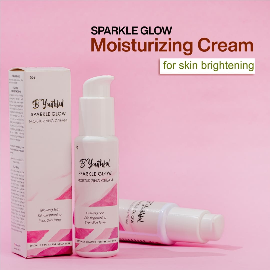 B'youthful Sparkle glow cream for bright & glowing skin - 50 gm