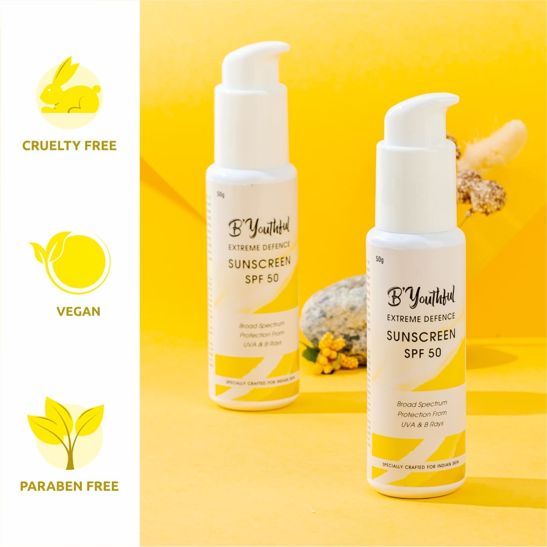 Extreme defence sunscreen with SPF 50 for extreme protection