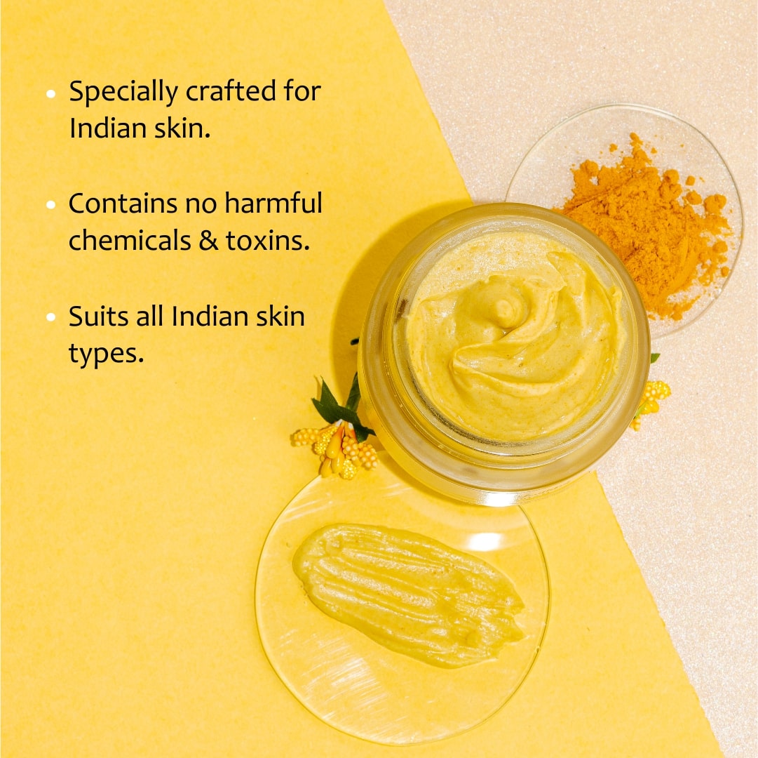 B'youthful Ubtan face scrub for tan removing & skin brightening - 100 gm