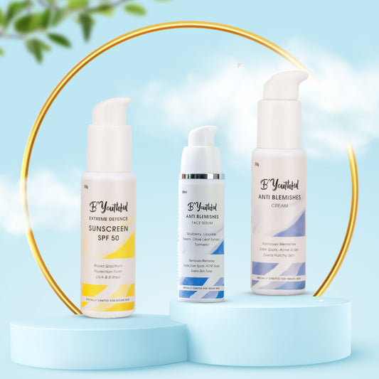 Bye Bye Blemishes combo with Sunscreen (3 products)