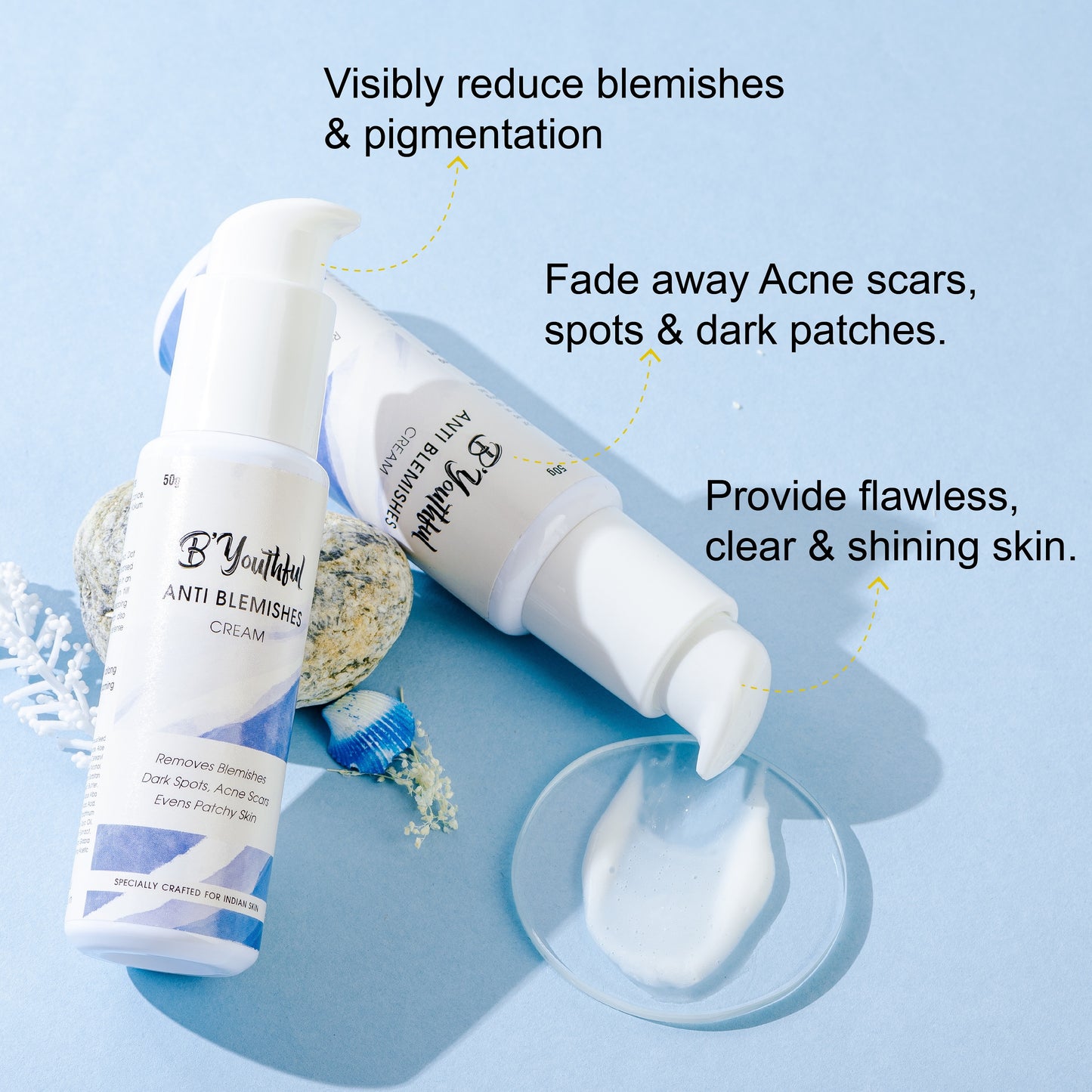 Anti Blemishes AM-PM routine combo for Blemish dark spots free skin