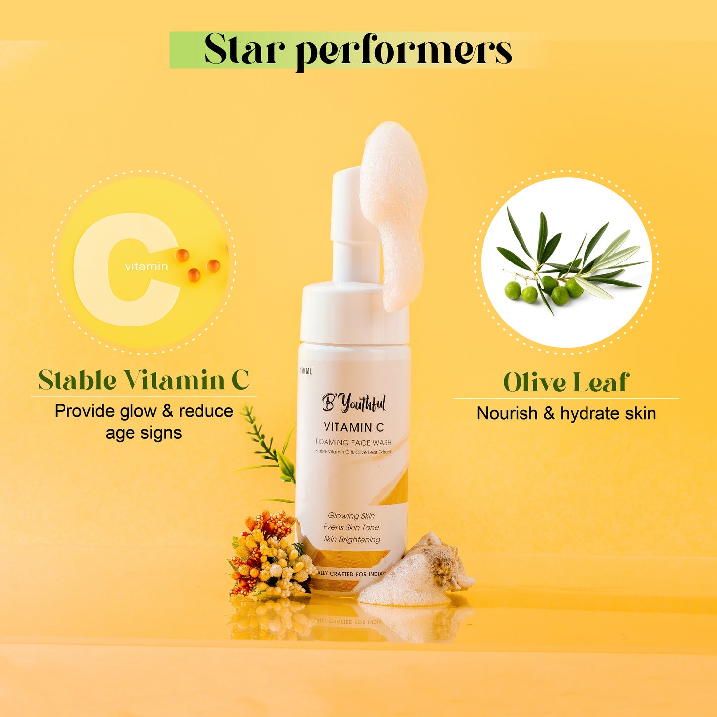 B'youthful Vitamin C combo for young, rejuvenating & glowing skin