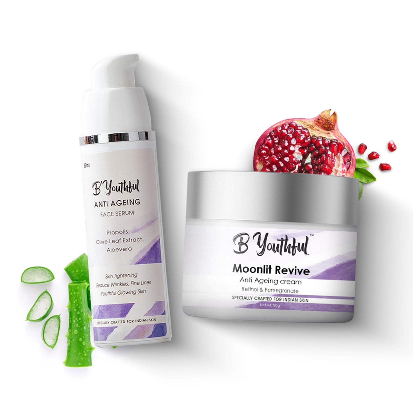 Anti ageing AM-PM routine combo for young & wrinkle free skin