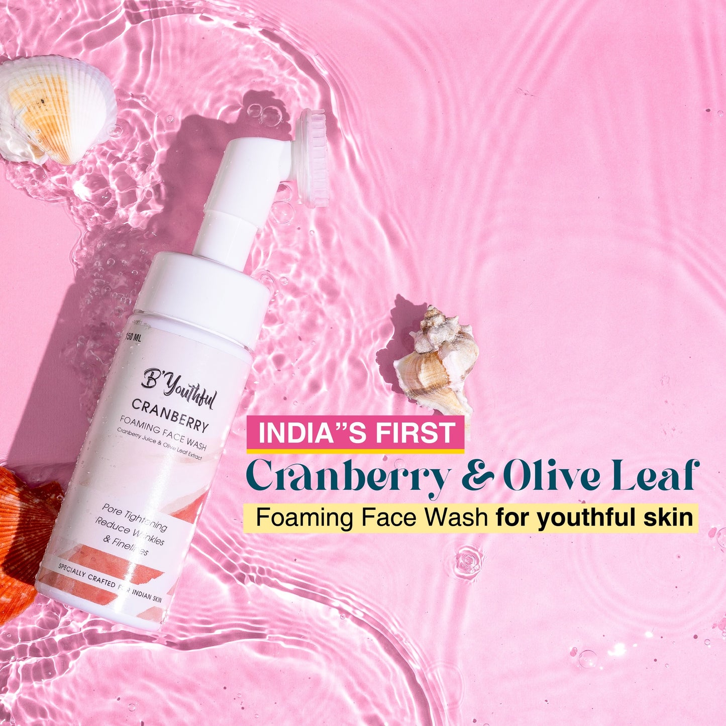 Cranberry foaming facewash & Cranberry scrub combo for young & smooth skin ( 2 Products )